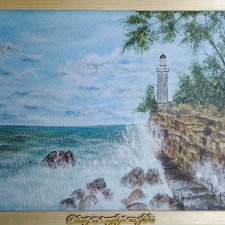 POMYSŁ NA SPERSONALIZOWANY PREZENT - OBRAZ Z RAMĄ I INSPIRUJĄCYM MOTTEM MOTYWACYJNYM - POCZUJ MORSKI KLIMAT