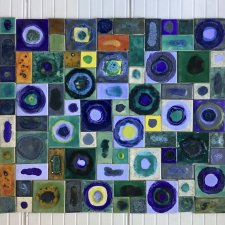 Ręcznie robione kafelki "Rozmyślając o Fangorze"