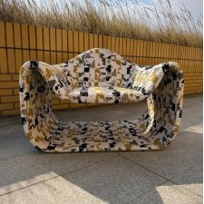 Fotel minimalistyczny nowoczesny Gaudi spring