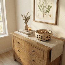 Ażurowa Misa z Drewna "Światło Sosny" - Unikat