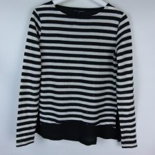 French Connection bluzka w paski cekiny / S
