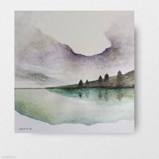 Pejzaż  -  akwarela