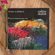 ,Rośliny skalne’ książka z tablicami roślin, 1982 r.