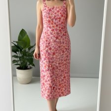 100% len Kaliko sukienka (Vw)