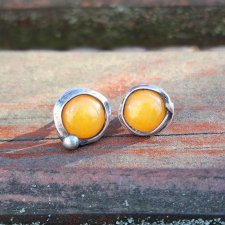 Kropki słoneczne - kolczyki