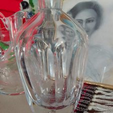 KOLEKCJONERSKIE DEKORACYJNE SZKŁO RETRO VINTAGE FLAKON WAON KARAFKA  Orrefors, Szwecja