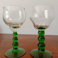 RETRO VINTAGE Kieliszki do wina typu Römer (Remmer / Ramer)