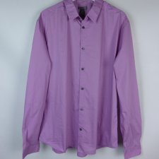 H&M koszula męska liliowa z elastanem / XL