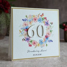 Personalizowana kartka na 60 urodziny, BH 35