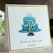 Personalizowana kartka na 18 urodziny, BH 31