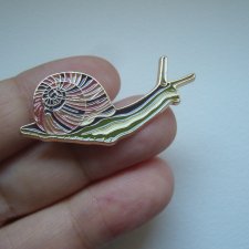 PIN PRZYPINKA BROSZKA ŚLIMAK