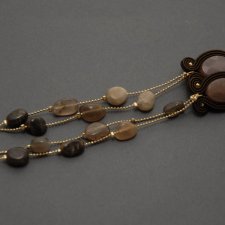 klipsy sutasz z kamieniami słonecznymi