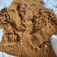 Ażurowy DOROTHY Perkins  nie zapinany sweterek