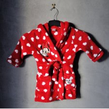 Szlafrok z polaru Minnie Mouse 74-80 cm