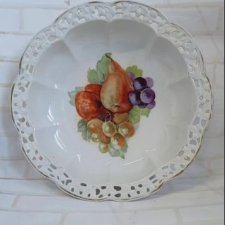 Ażurowa miska na owoce Waldershof Bavaria vintage