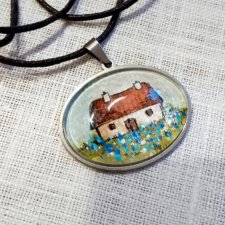 Naszyjnik -mały domek