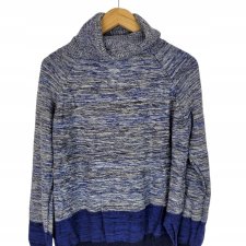 ANTI BLUE sweter damski melanż golf 40 L