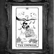 Plakat A3 - The Empress III | Poultry Mafia & Mąka | Cosmic Republic