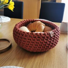 Dekoracyjny kosz do chleba na prezent