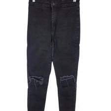 FOREVER21 rurki z dziurami czarne W29 (XS/S)