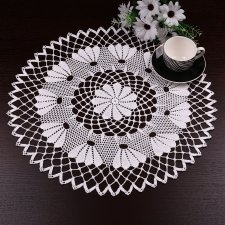 Biała serweta 54 cm