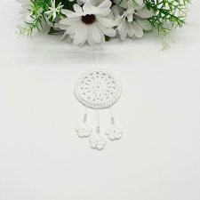 Mini zawieszka w kolorze białym