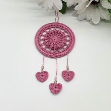 Mini zawieszka w kolorze różowym