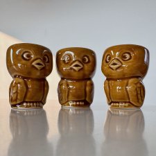 Kurczaczek, podstawka pod jajko, Tułowice, PRL