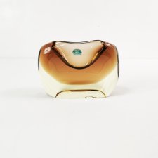 Popielnica Bohemian Art Glass, Železný Brod (ZBS), proj. Miloslav Klinger, Czechosłowacja lata 60