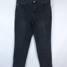 George szare spodnie cienki jeans straight 14 / 42