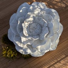 Świeca sojowa w pojemniku z gipsu polimerowego