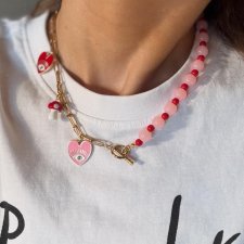 Naszyjnik z zawieszkami / charms / vintage