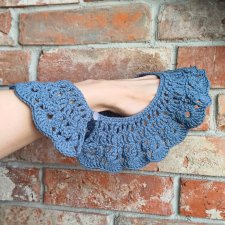 Kołnierzyk na szydełku