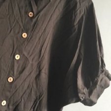 oversize plus size koszula tunika len