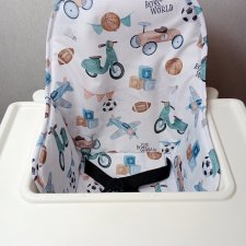 PODUSZKA, WKŁADKA DO KRZESEŁKA IKEA-ANTILOP-AUTA, SKUTERY