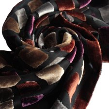 Exclusive velvet scarf silk ECHO