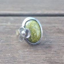 Lizardyt - pierścionek regulowany