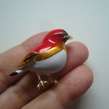 EMALIOWANA BROSZKA PTASZEK