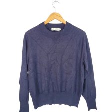 H&M dzianinowa bluza granatowa 38 M