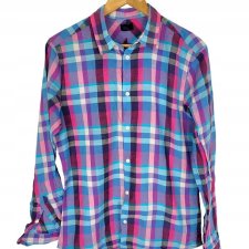 H&M lekka cienka koszula męska kratka bawełna M