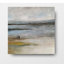 Nad morzem -  akwarela