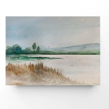 Pejzaż  -  akwarela