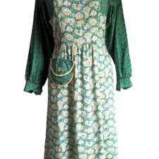 Sukienka vintage z torebką