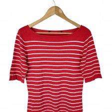 ST.MICHAEL dzianinowa bluzka paski 40/42 L/XL