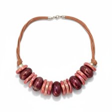 NASZYJNIK FEBOO TALA PEACH & PLUM