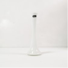 Minimalistyczny szklany wazon, Huta Alicja Tarnów, lata 80.