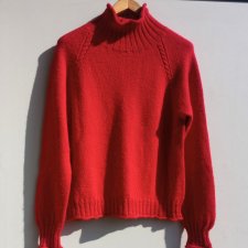 golf handmade wełna