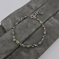 Labradoryt i frenit - bransoletka