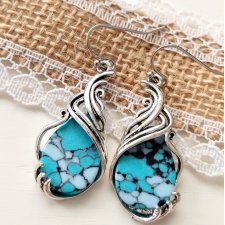 Kolczyki turkusowe (Vk)