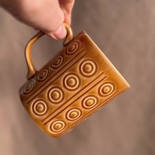 Kubek barowy koła, klasyk PRL z Pruszkowa, II połowa XX w.